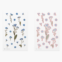 Load image into Gallery viewer, Pressed Flower Sticker - Forget Me Not