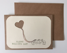 Load image into Gallery viewer, Happy Wedding Day Bike - Greeting Card