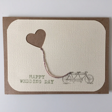 Load image into Gallery viewer, Happy Wedding Day Bike - Greeting Card