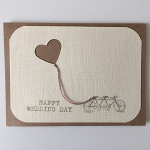 Happy Wedding Day Bike - Greeting Card