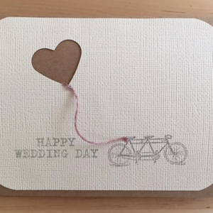 Happy Wedding Day Bike - Greeting Card