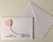 Load image into Gallery viewer, Happy Wedding Day Bike - Greeting Card