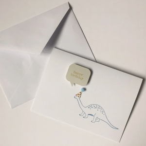 Happy Birthday Apatosaurus - Greeting Card