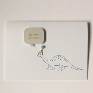 Happy Birthday Apatosaurus - Greeting Card