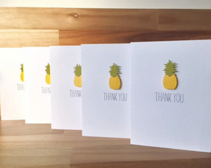 Thank You Pineapple - 5 Card Set