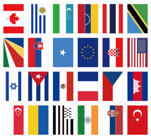 Label Sticker Pack - Flag