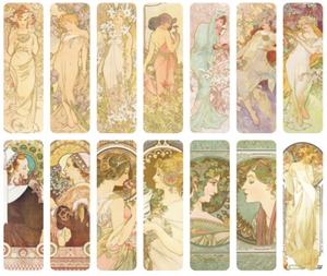Bookmark Set - Mucha