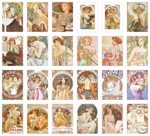 Label Sticker Pack - Mucha