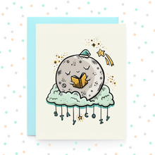 Load image into Gallery viewer, Sleepy Moon - Greeting Card