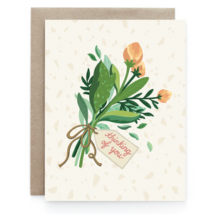 Thinking of You Florals - Greeting Card