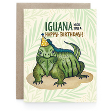 Load image into Gallery viewer, Iguana Birthday - Greeting Card