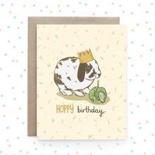 Load image into Gallery viewer, Hoppy Birthday Bunny - Greeting Card