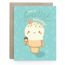 Load image into Gallery viewer, Sweetest Birthday Ice Cream - Greeting Card