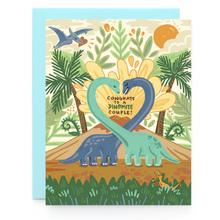 Load image into Gallery viewer, Dinosaur Wedding - Greeting Card