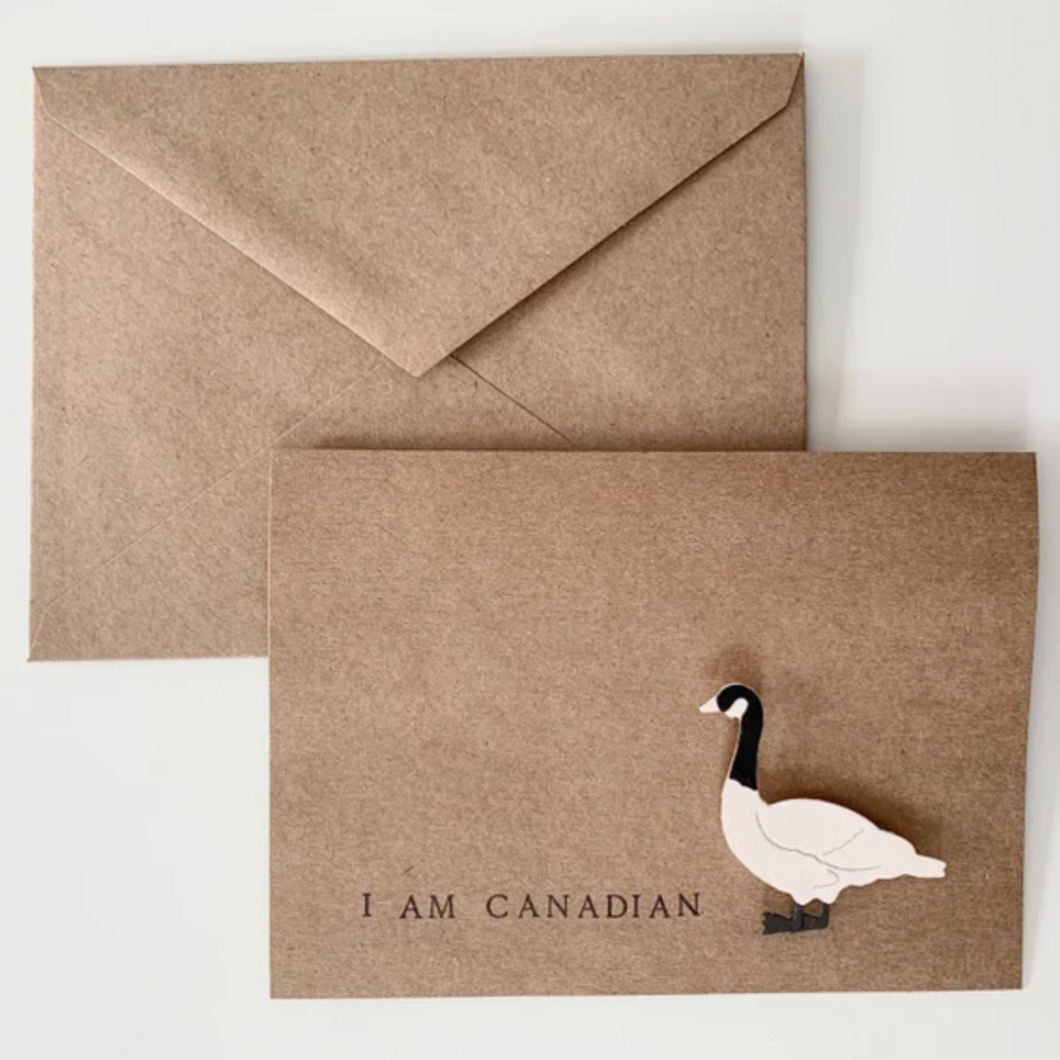 I Am Canadian - Greeting Card