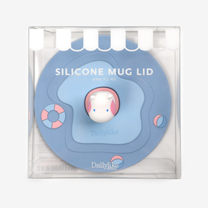 Silicone Mug Lid - Swimming Hippo