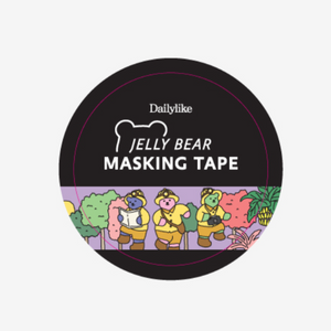 Jelly Bear Masking Tape Washi - Adventure - 01