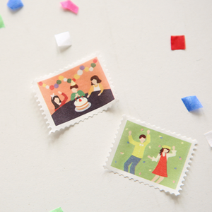 Party Stamp Washi Tape - 10
