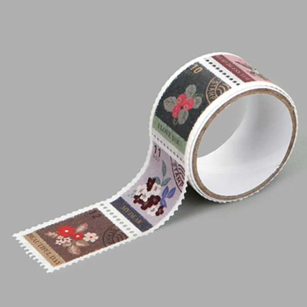 Flower Stamp Washi Tape - 08