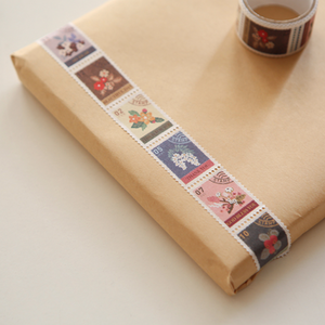 Flower Stamp Washi Tape - 08