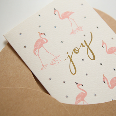 Notecard - Flamingo