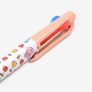 My Buddy 3 Colour Ballpoint Pen - Tulip