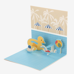 Daily Pop Up Card - 10 Swimming