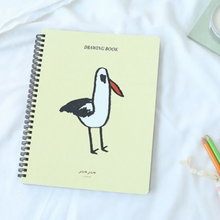 Load image into Gallery viewer, Jam Jam Spiral Drawing Notebook