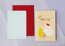 Load image into Gallery viewer, Honeycomb 3D Card - Happy Egg