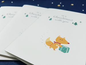 Honeycomb 3D Card - Fox Tree
