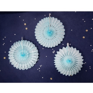 Honeycomb Ornament Card - Snowflakes