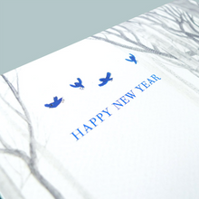 Load image into Gallery viewer, White Wood New Year - Card