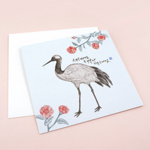 Load image into Gallery viewer, Crane New Year - Card