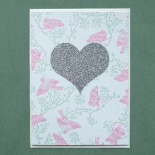 Load image into Gallery viewer, Pink Bird Heart - Card