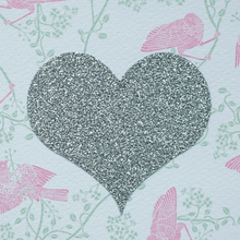 Load image into Gallery viewer, Pink Bird Heart - Greeting Card