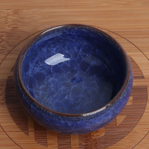 Icy Crackle Ceramic Dish