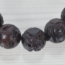 Load image into Gallery viewer, Lightning Struck Carved Chinese Zodiac 15mm Bracelet