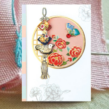 Load image into Gallery viewer, Traditional Jokagbo Bird Tassel - Greeting Card