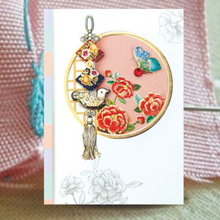 Load image into Gallery viewer, Traditional Jokagbo Card - Bird Tassel