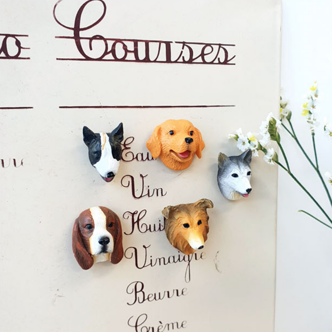 Puppy Magnets - 5 Piece Set