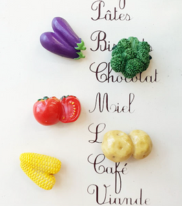 Vegetable Magnets - 5 Piece Set