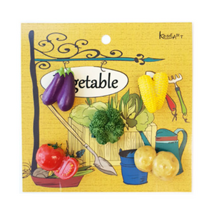 Vegetable Magnets - 5 Piece Set