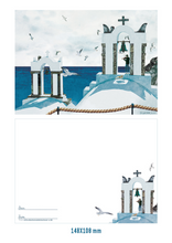 Load image into Gallery viewer, Santorini - Postcard