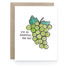 Load image into Gallery viewer, Grapeful For You - Greeting Card