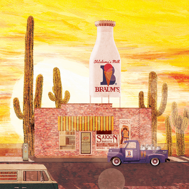 Braum's Yellow Sky - Postcard