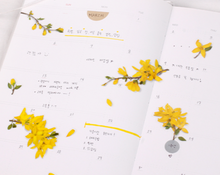 Load image into Gallery viewer, Pressed Flower Sticker - Forsythia
