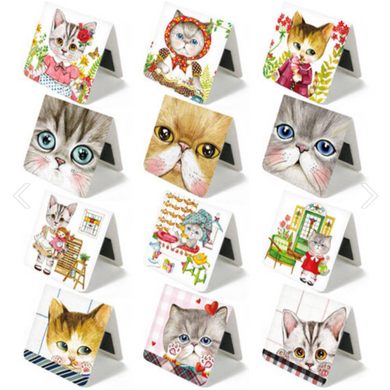 Uncle Cat Magnetic Bookmarks
