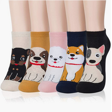 Load image into Gallery viewer, Bow Wow Ankle Socks