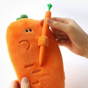 Carrot Friends 3D Pencil Pouch