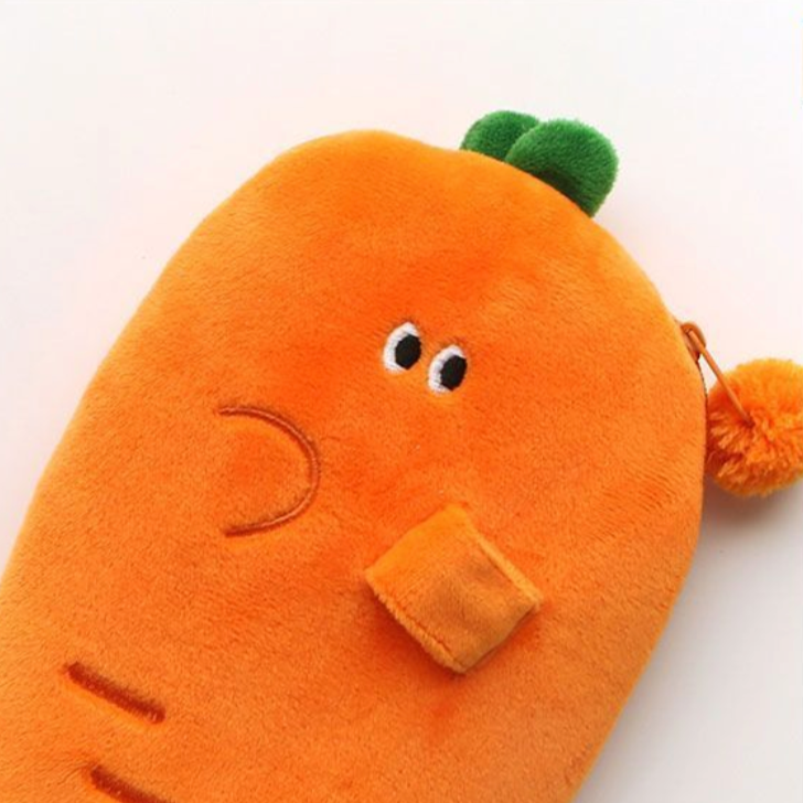 Pinkfoot Dangguni Carrot Friends Cute Rectangle 8 Pencil Case Pen Pouch
